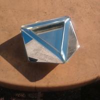 Posacenere vetro specchio serigrafati dall' autore