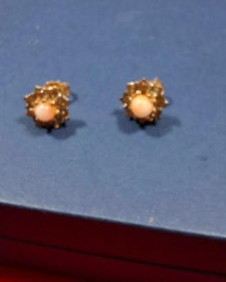 orecchini vintage  in argento dorato