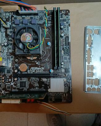 [115] - Scheda Asrock B75M Dash + i3-3470 + 8GB