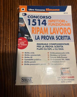 Libro concorso per funzionari INAIL