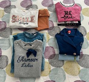 Vestiti bambina original marines 7/8 anni