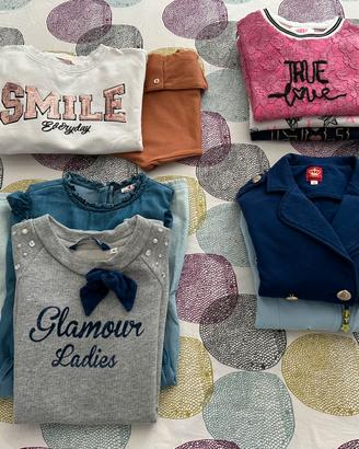 Vestiti bambina original marines 7/8 anni