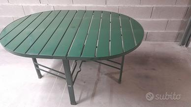 Tavolo pieghevole da esterno 129x90x72,5