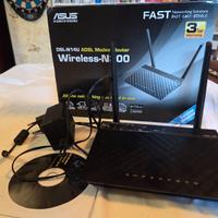 Modem Router ASUS DSL‑N14U – Wi‑Fi N300