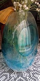 Portafiori in vetro di Murano Barbini