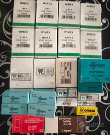 WEBER/WIMEX - 10Pz Fusibili in Vetro 5x20F 250V