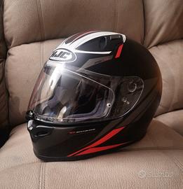 kit abbigliamento moto casco HJC  giacca L guanti