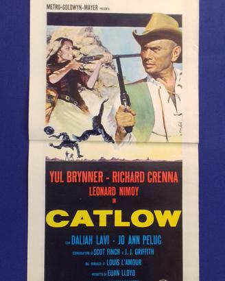 Locandina originale "Catlow" / Yul Brynner