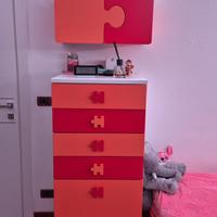 Cassettiera con pensile