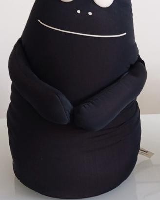 Barbapapà nero alto 50cm