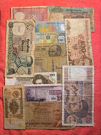 Banconote 23 mondiali vari anni