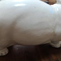 Grazioso ippopotamo in ceramica