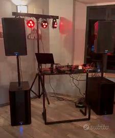 IMPIANTO QSC K12 CASSE E SUB