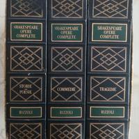 Libri Shakespeare, Opere Complete. Ed Rizzoli 1963