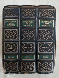 Libri Shakespeare, Opere Complete. Ed Rizzoli 1963
