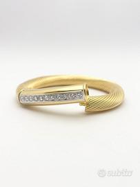 bracciale oro 18kt con brillanti ct 1.00
