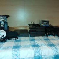 Lotto console sony + giochi e accessori