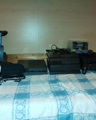 Lotto console sony + giochi e accessori