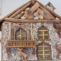 Mini casetta artigianale artistica 