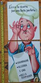 Cartolina vintage di auguri - anni '60