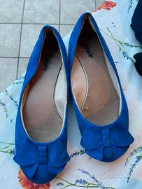 Ballerine Con Fiocco in Camoscio ( Made in Brazil)