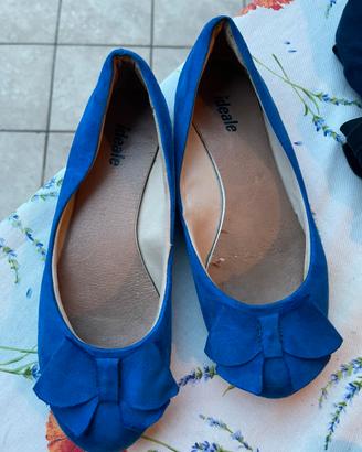 Ballerine Con Fiocco in Camoscio ( Made in Brazil)