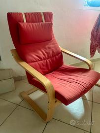 Poltrona Poang Ikea con rivestimento
