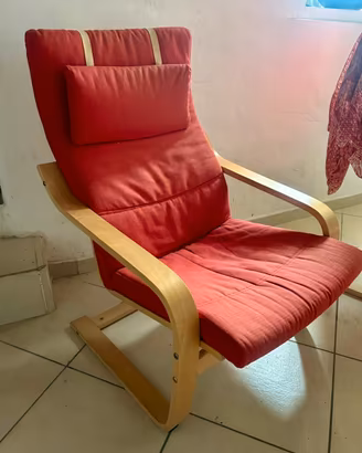 Poltrona Poang Ikea con rivestimento