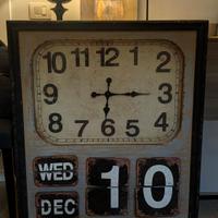 Orologio grande da parete stile vintage industrial