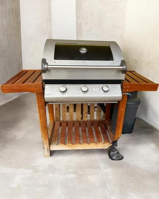 Barbecue a gas
