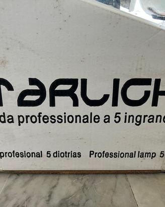 Lampada con luce lente e rotelle