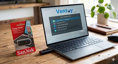 Chiavetta USB Multiboot Ventoy  – 5 Sistemi Linux