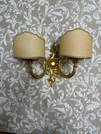 applique da parete placcato oro