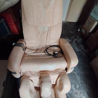 poltrona elettrica massaggi 