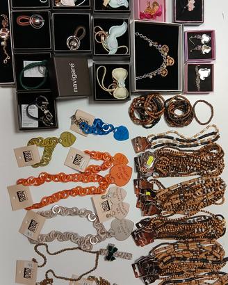 Lotto STOCK Collane Bracciali Orecchini Portachiav