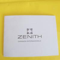 Libretto garanzia internazionale Zenith