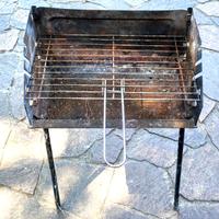 Barbecue a carbonella da campeggio 40x26h60cm