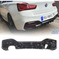 DIFFUSORE BMW F20 LCI 15- LOOK COMPETITION NERO LU