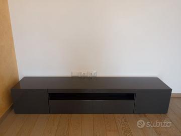 Mobiletto moderno soggiorno porta TV grigio