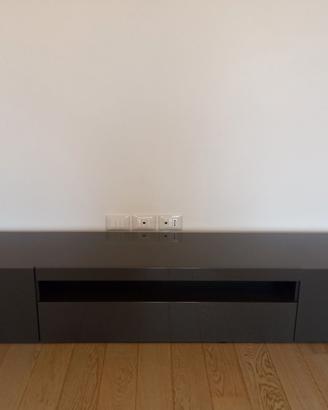 Mobiletto moderno soggiorno porta TV grigio