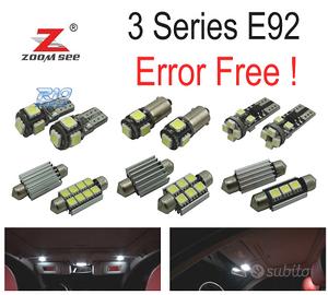KIT 21 LAMPADE LED INTERNE BMW SERIE 3 E92 COUPE M