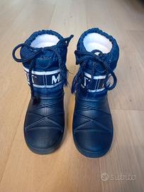 moon boot bambino/a blu scuri