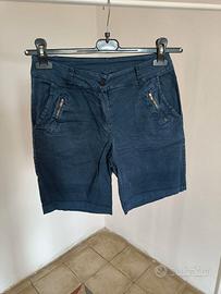 Shorts cotone blu unisex