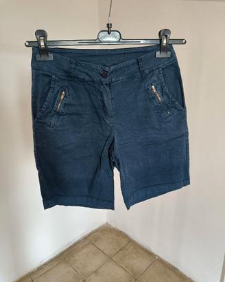 Shorts cotone blu unisex