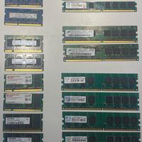 Banchi Ram ddr2 e ddr3 per desktop e portatile