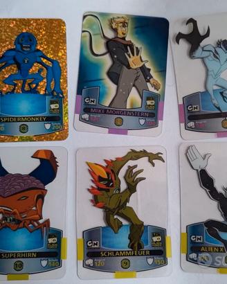 Lamincards Ben10 Bakugan Spider raiders adrenalyn