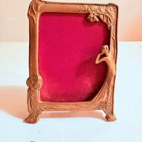 Cornice per foto Art Nouveau in ottone