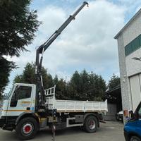 Iveco Eurocargo 180E28K Ribaltab. Trilat + Gru