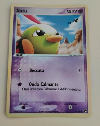 Natu 69/100 reverse ex sandstorm Pokemon 