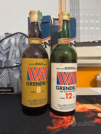 Bottiglia whisky grendel’s 8 e 12 years old